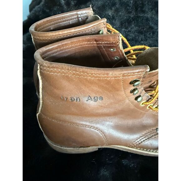 Iron Age Steel Toe Boots Men’s Size 9.5 Hand work safety